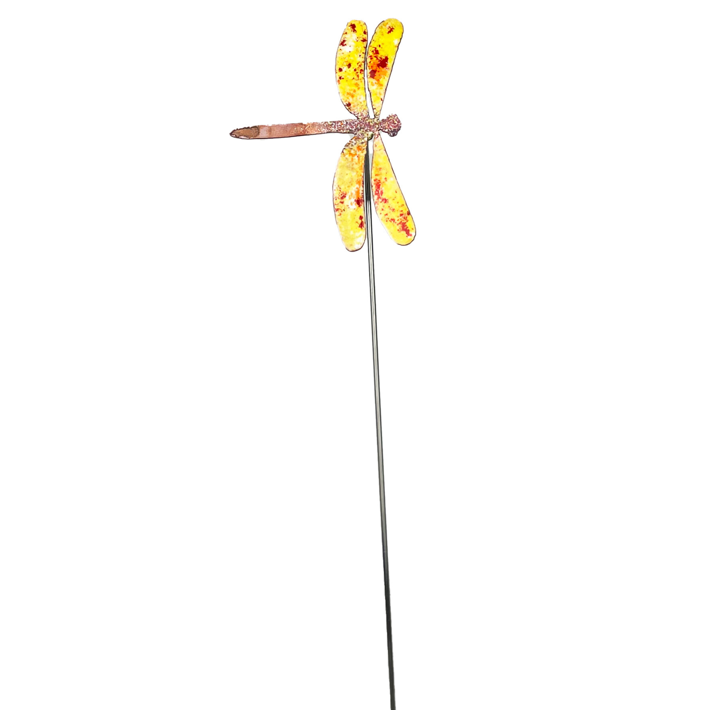 Copper Dragonfly plant stakes • decorative plant stakes