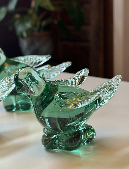 Recycled Glass Bird