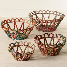 Groovy Petal Baskets
