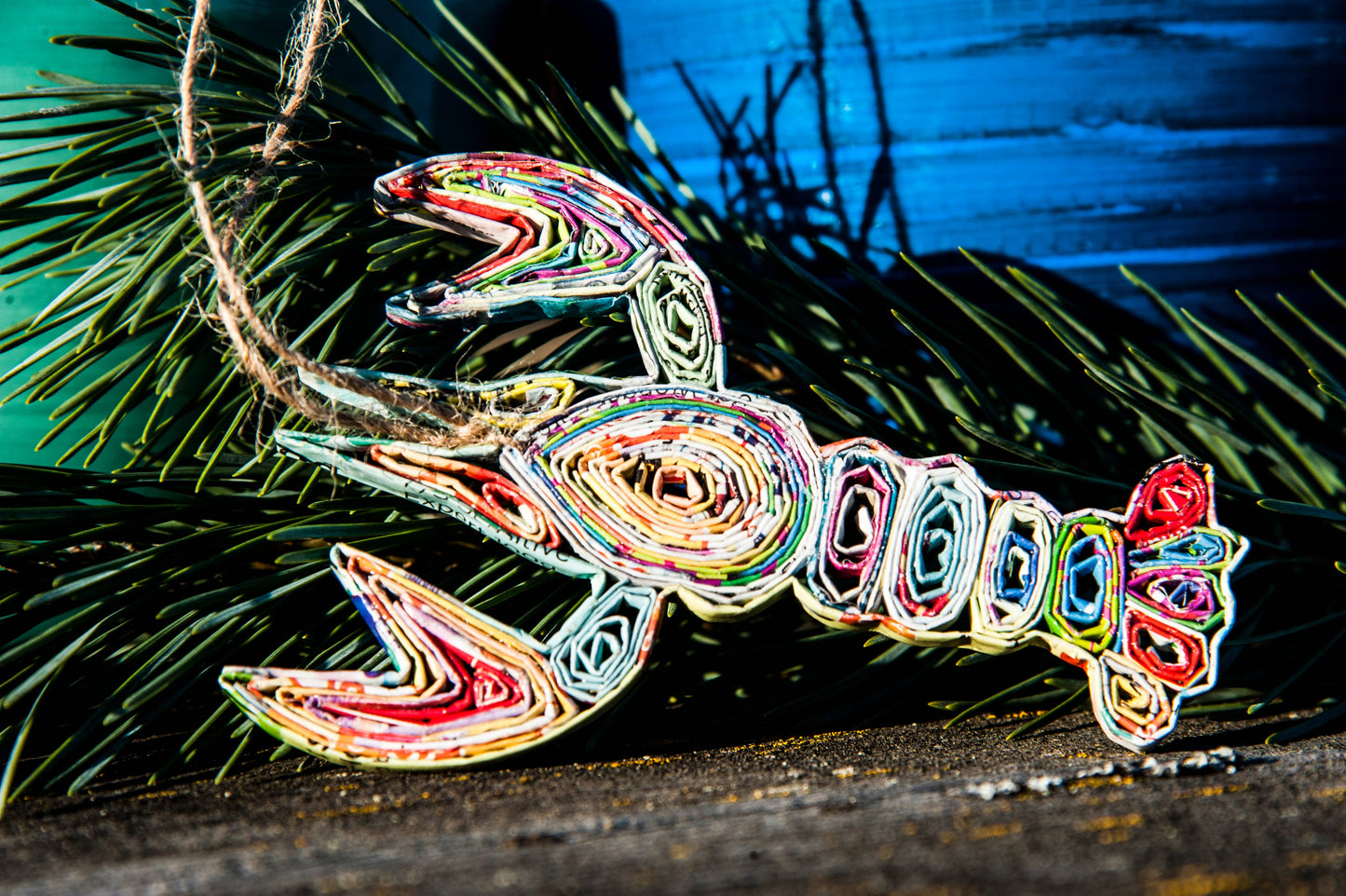 Lobster Ornament - Recycled Paper holiday ornaments