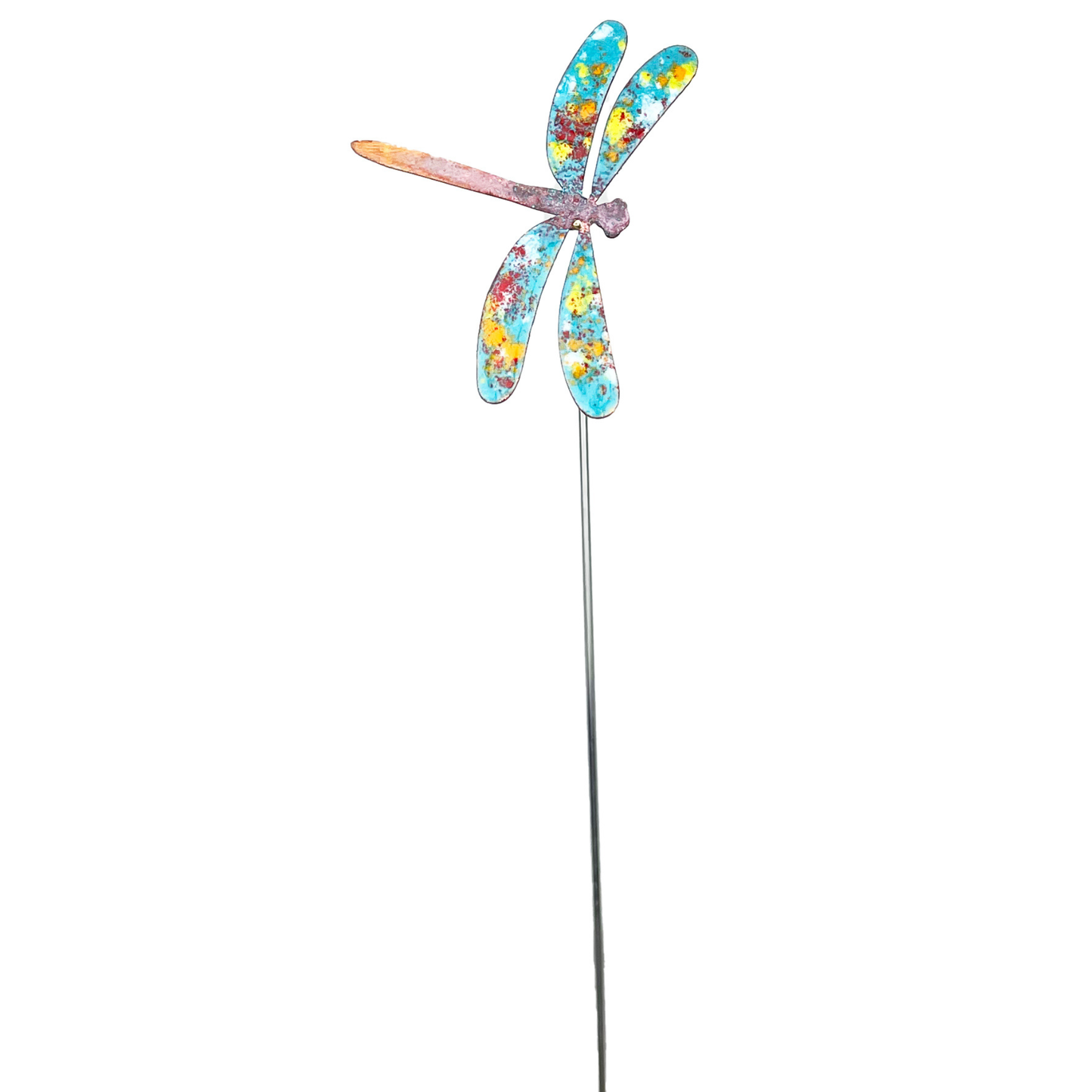 Copper Dragonfly plant stakes • decorative plant stakes
