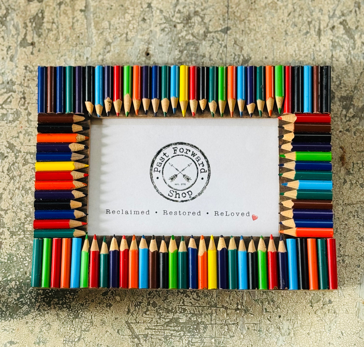 4x6 Colored Pencil Picture Frame