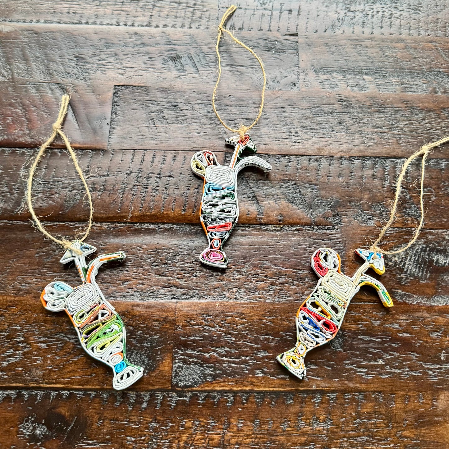 Umbrella Drink Ornament • Recycled Paper