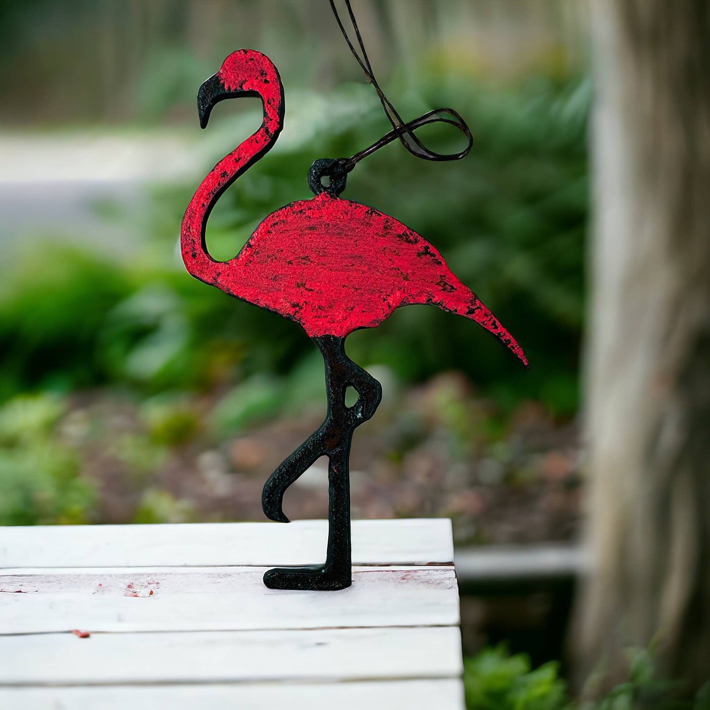 Flamingo Ornaments nautical metal beach gift coastal decor