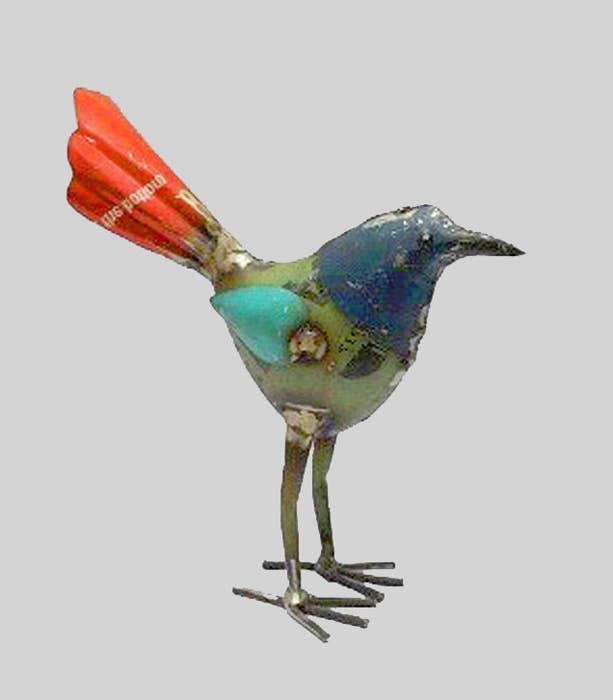 Charlie the Bird • Reclaimed Metal Bird