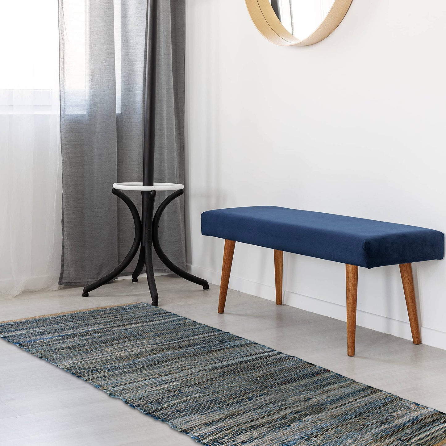 Denim & Jute Runner 2x5