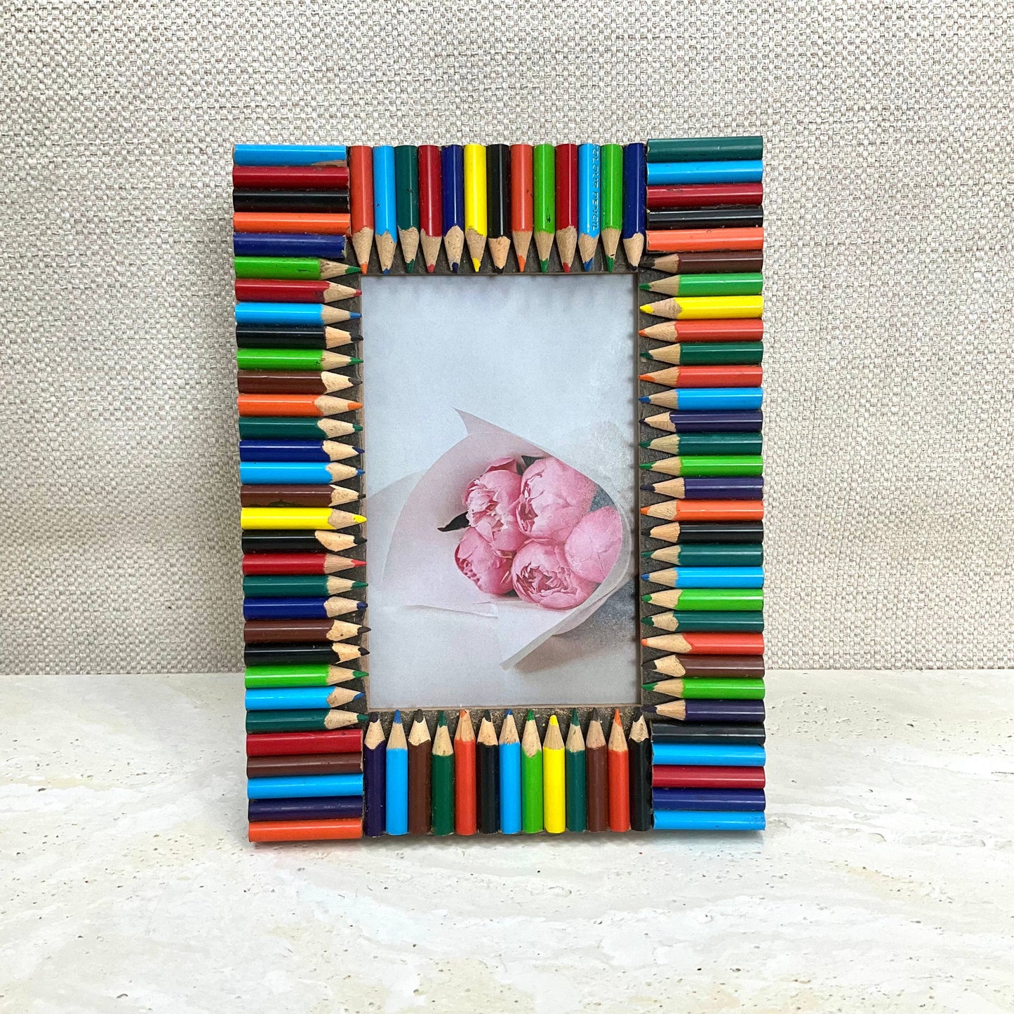 4x6 Colored Pencil Picture Frame
