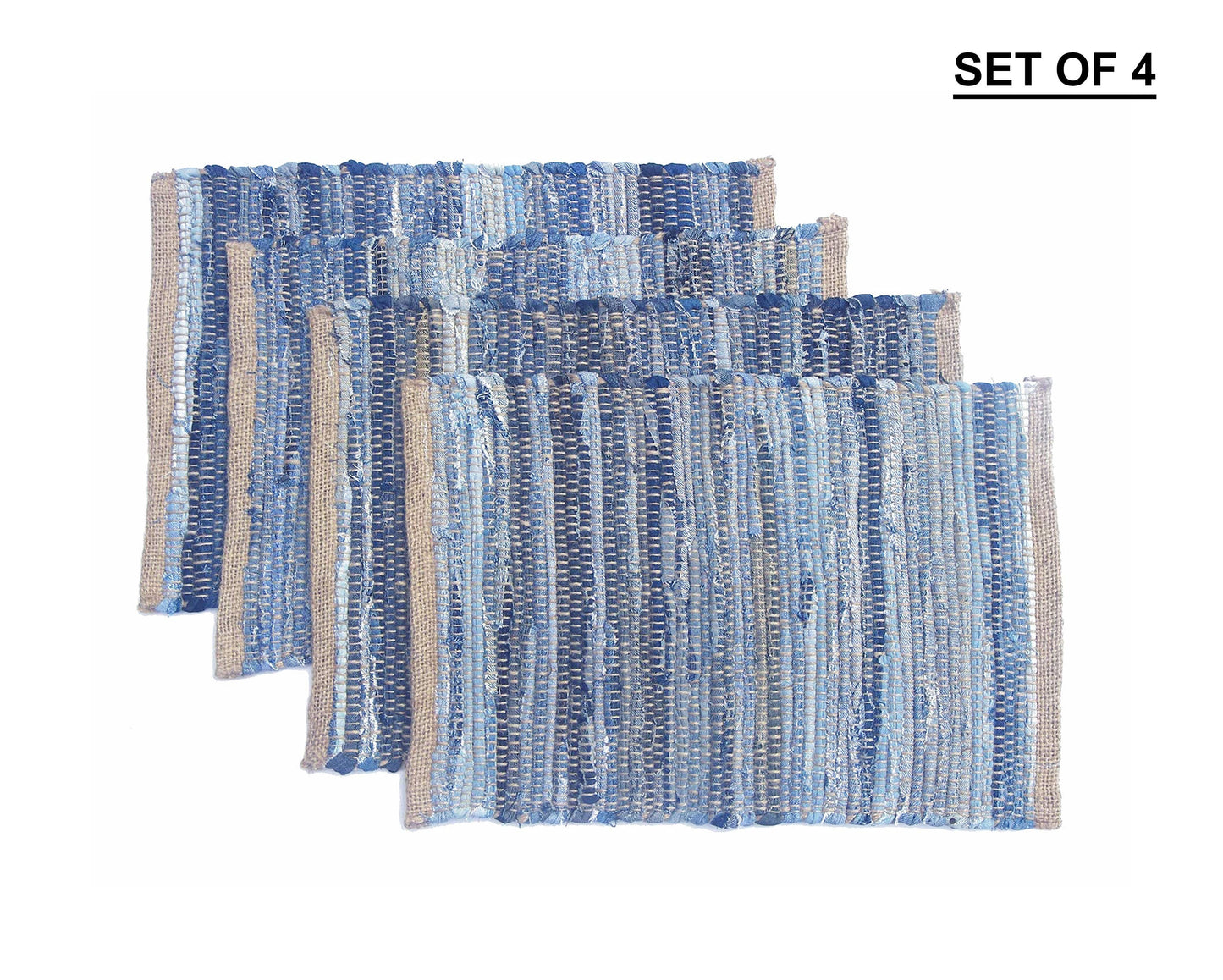 Denim Set of 4 Placemats • table linens