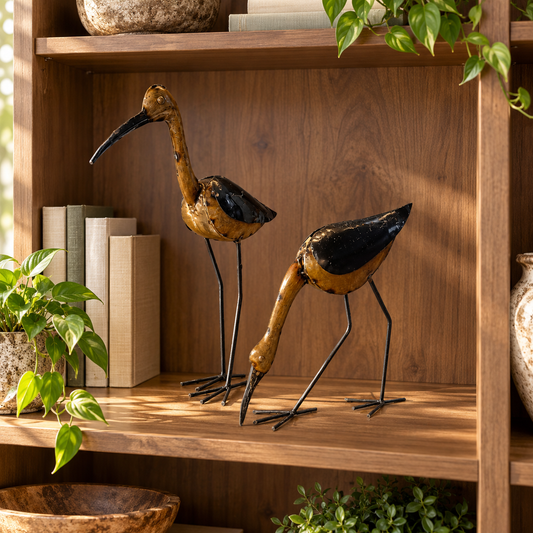 Recycled Iron Shore Birds