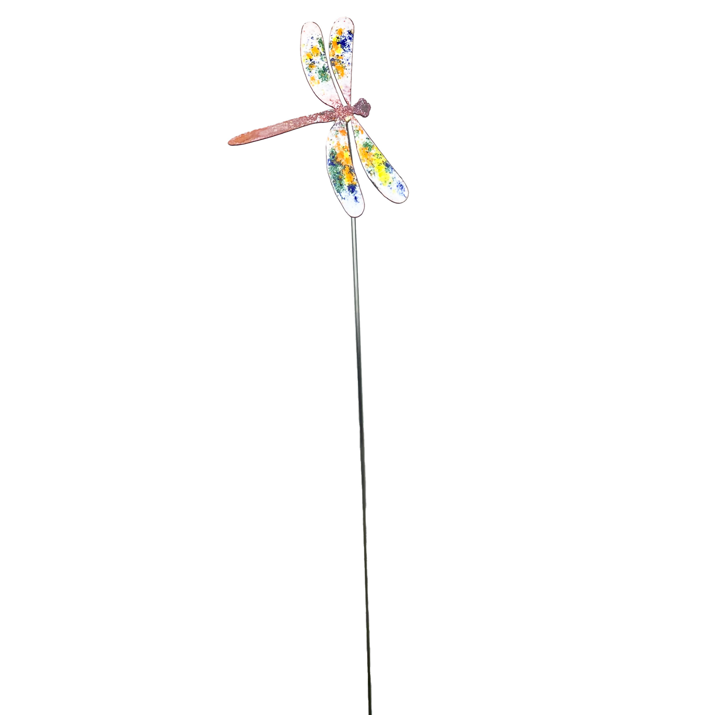 Copper Dragonfly plant stakes • decorative plant stakes