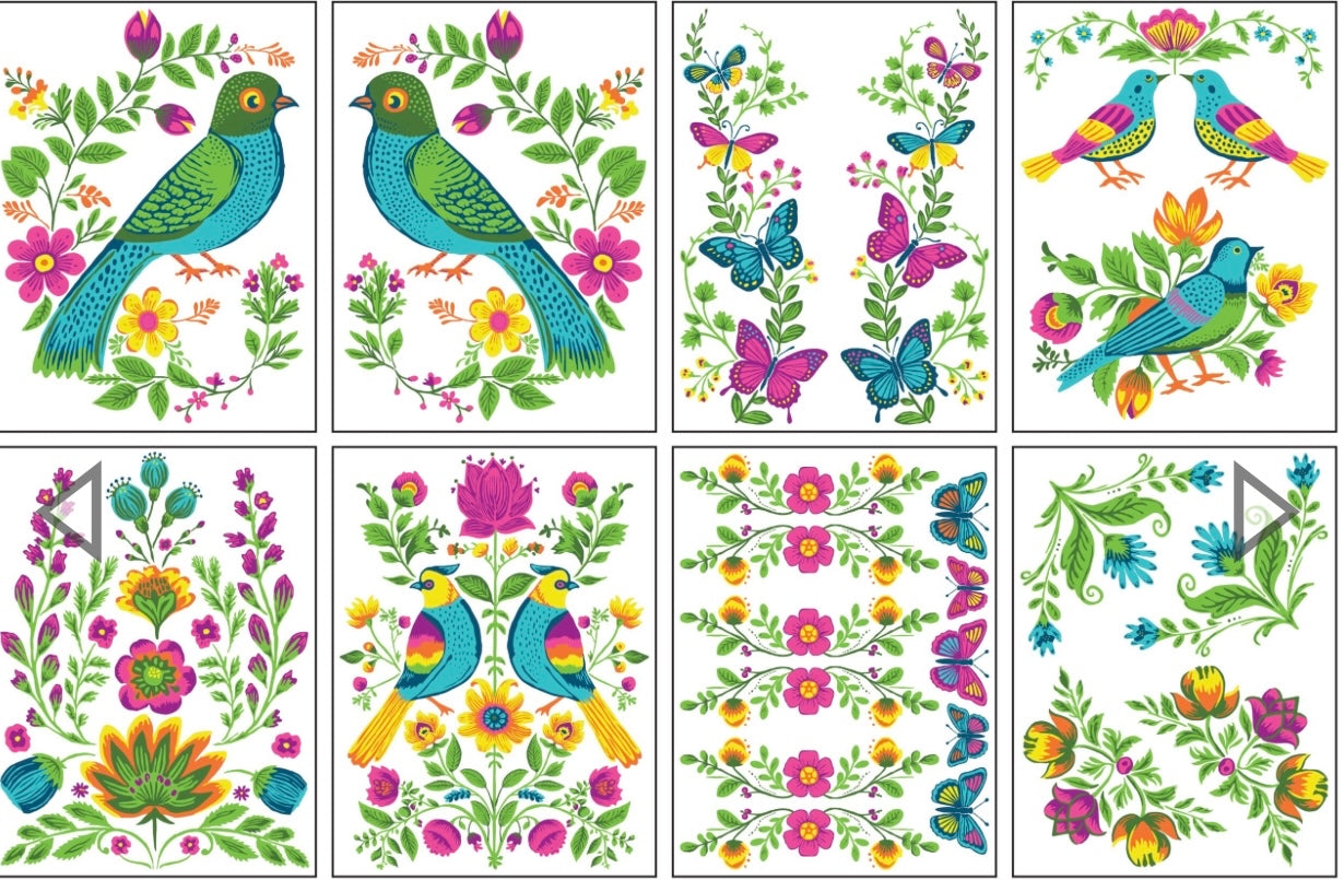 Debi’s DIY Paint Inlay Vida Flora Iron Orchid Designs