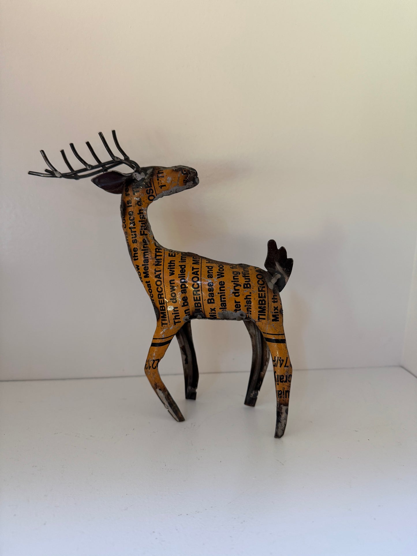 Recycled Metal Deer