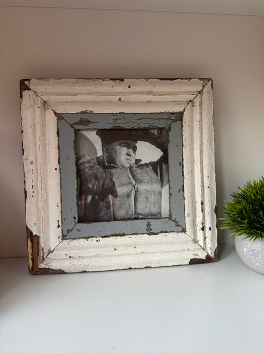 6x6 Salvaged Handcrafted Frame • upcycled picture frames • reclaimed wood picture frames
