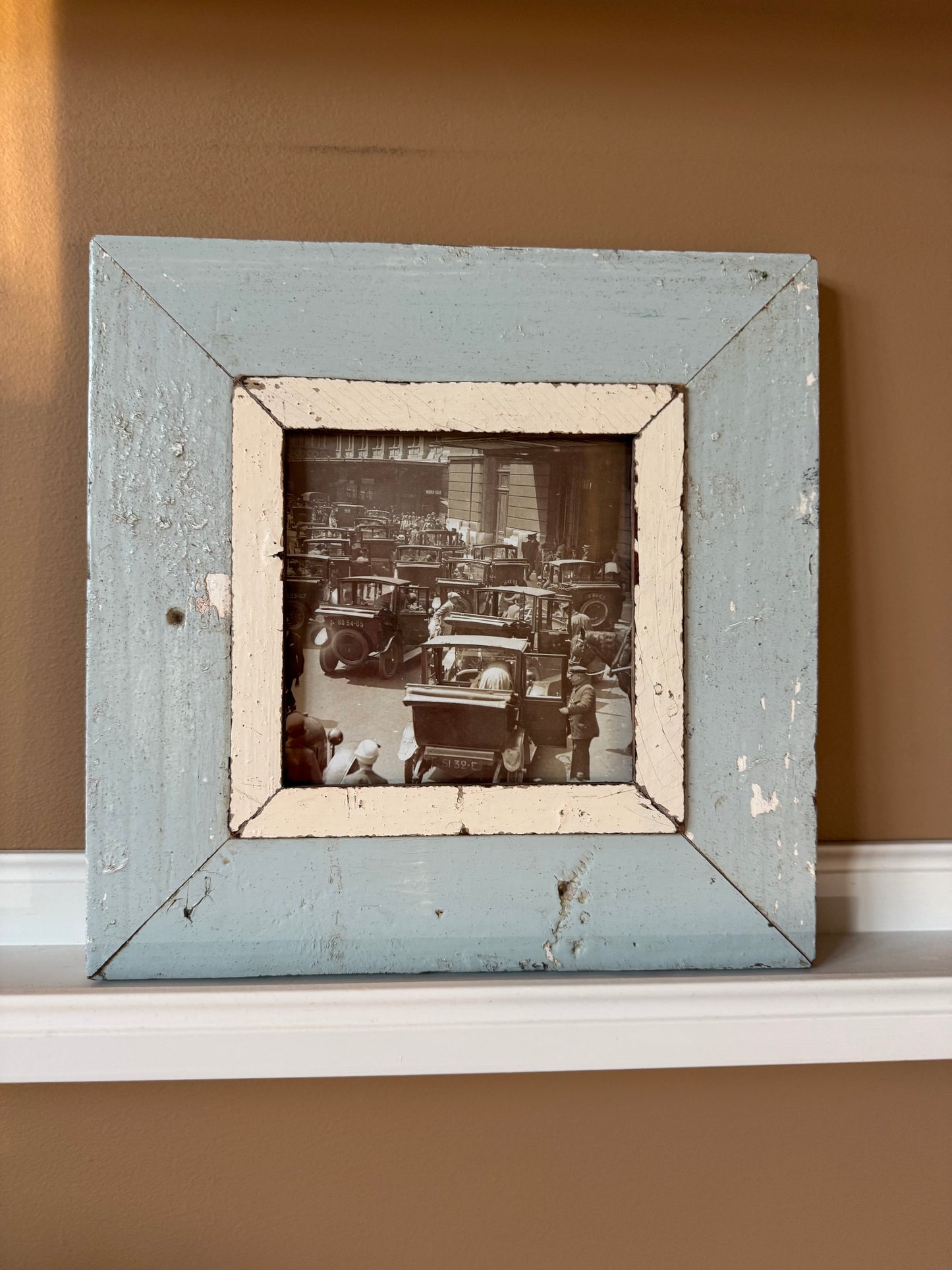6x6 Salvaged Handcrafted Frame • upcycled picture frames • reclaimed wood picture frames