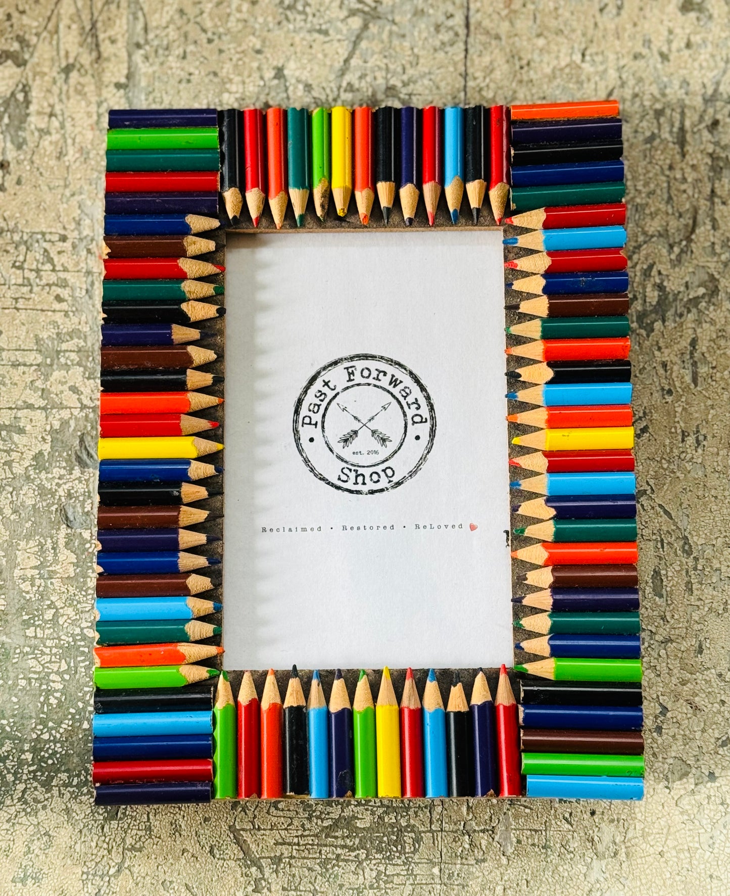 4x6 Colored Pencil Picture Frame