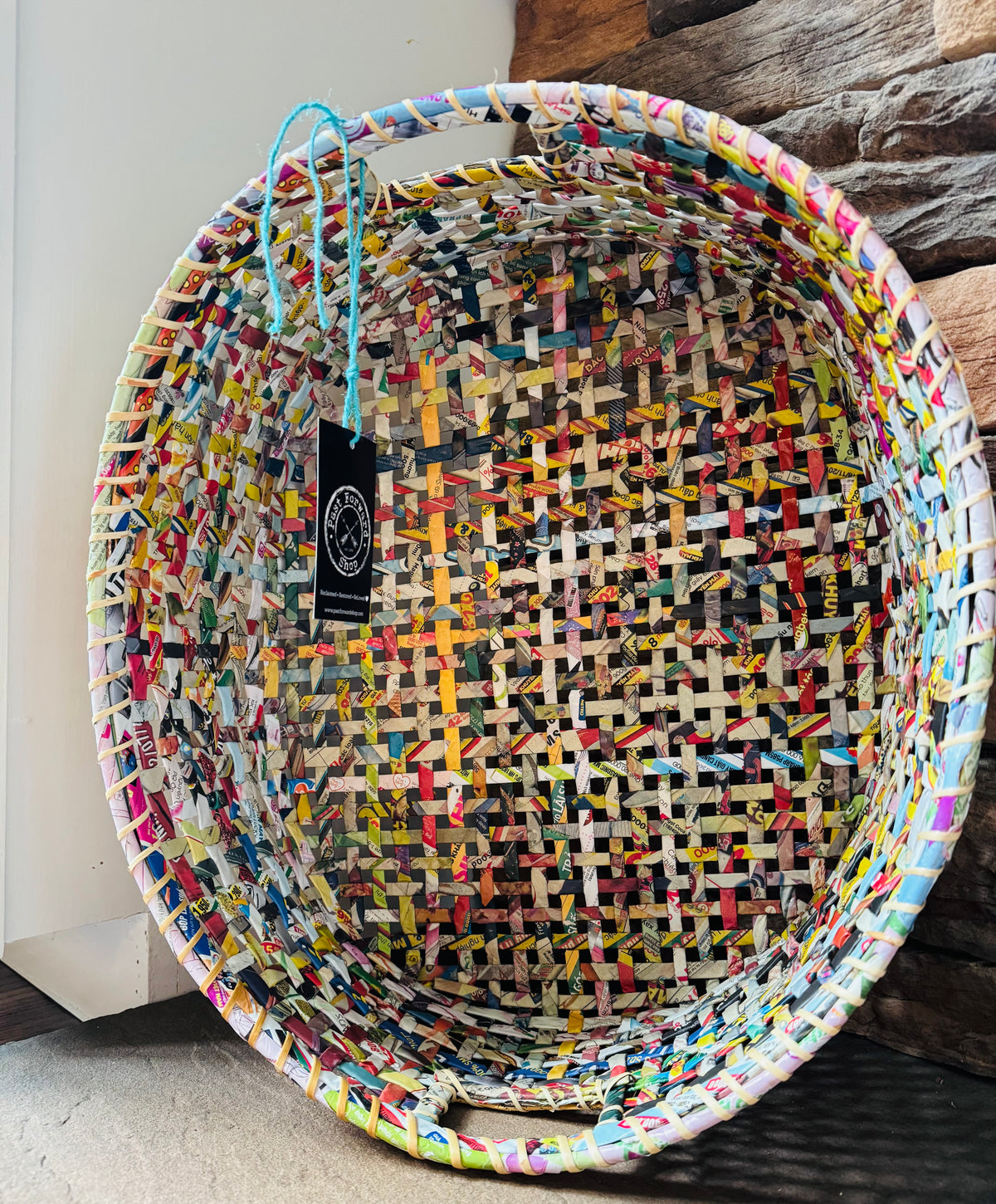 Oval Basket - Recycled Paper