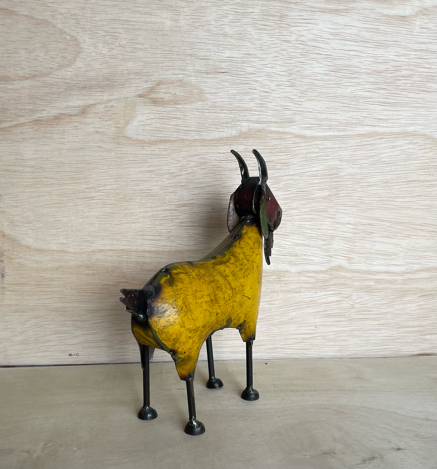 Grover the Goat • Recycled Metal Animals