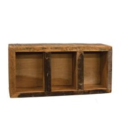 Brickhouse Cubby Shelf - Reclaimed Wood Cubby Shelving