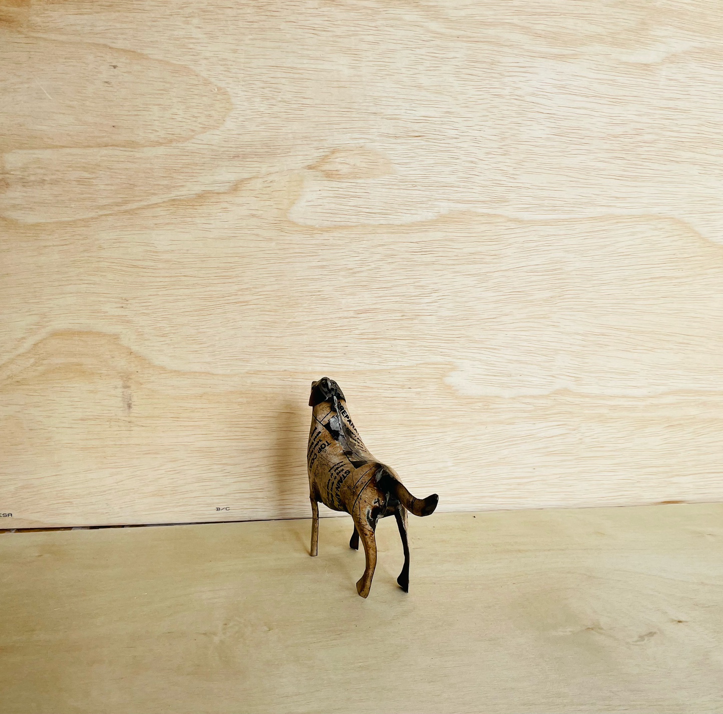 Rusty the Recycled Metal Standing Dog • Recycled Metal Animals