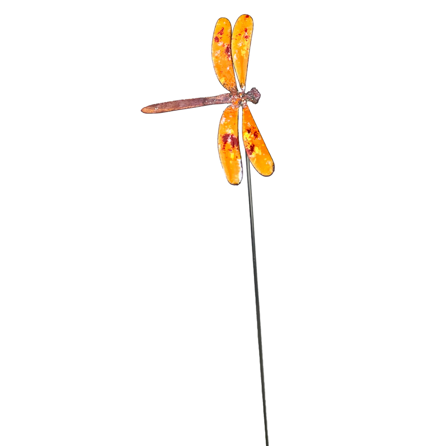 Copper Dragonfly plant stakes • decorative plant stakes