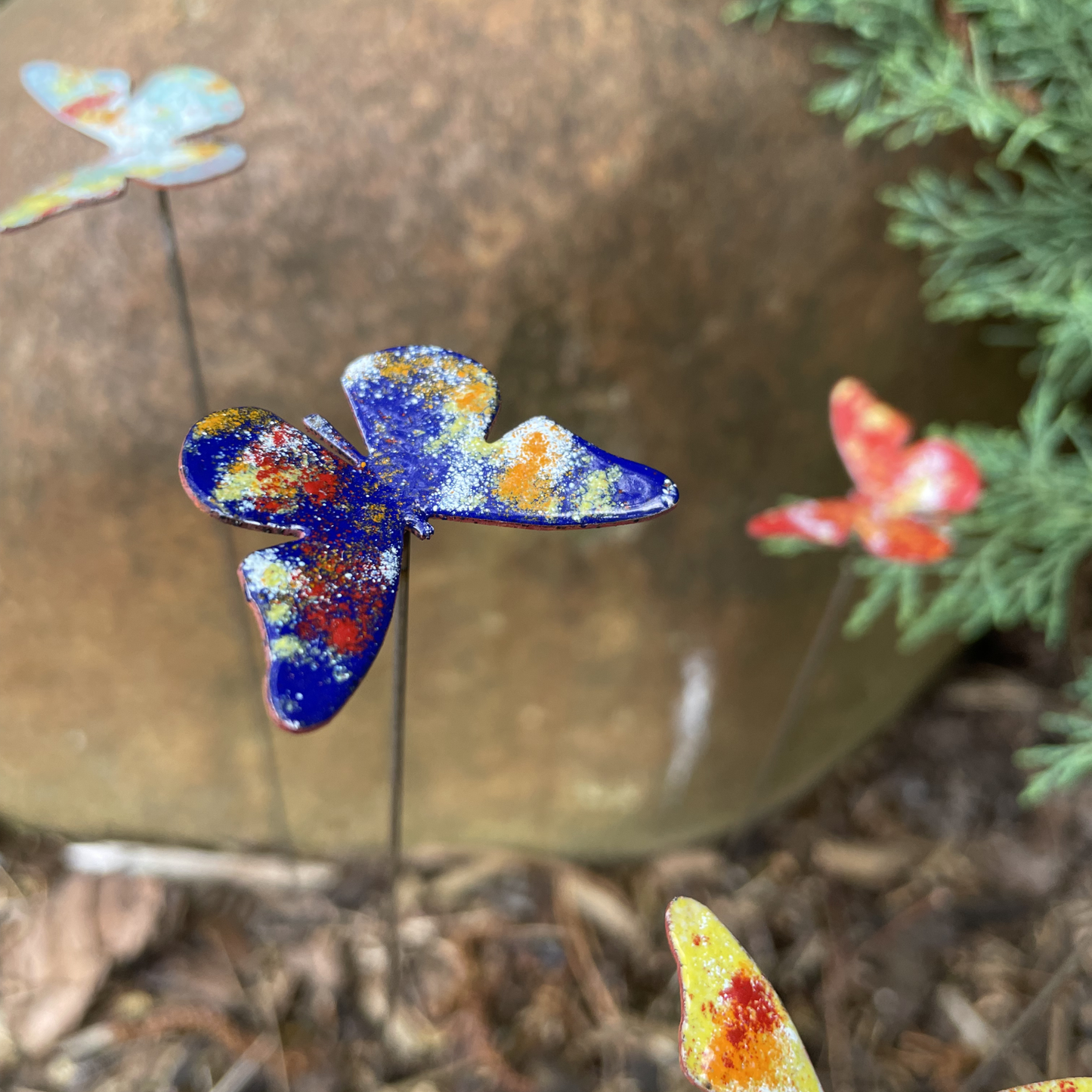 Small Copper Butterfly Plant Spikes