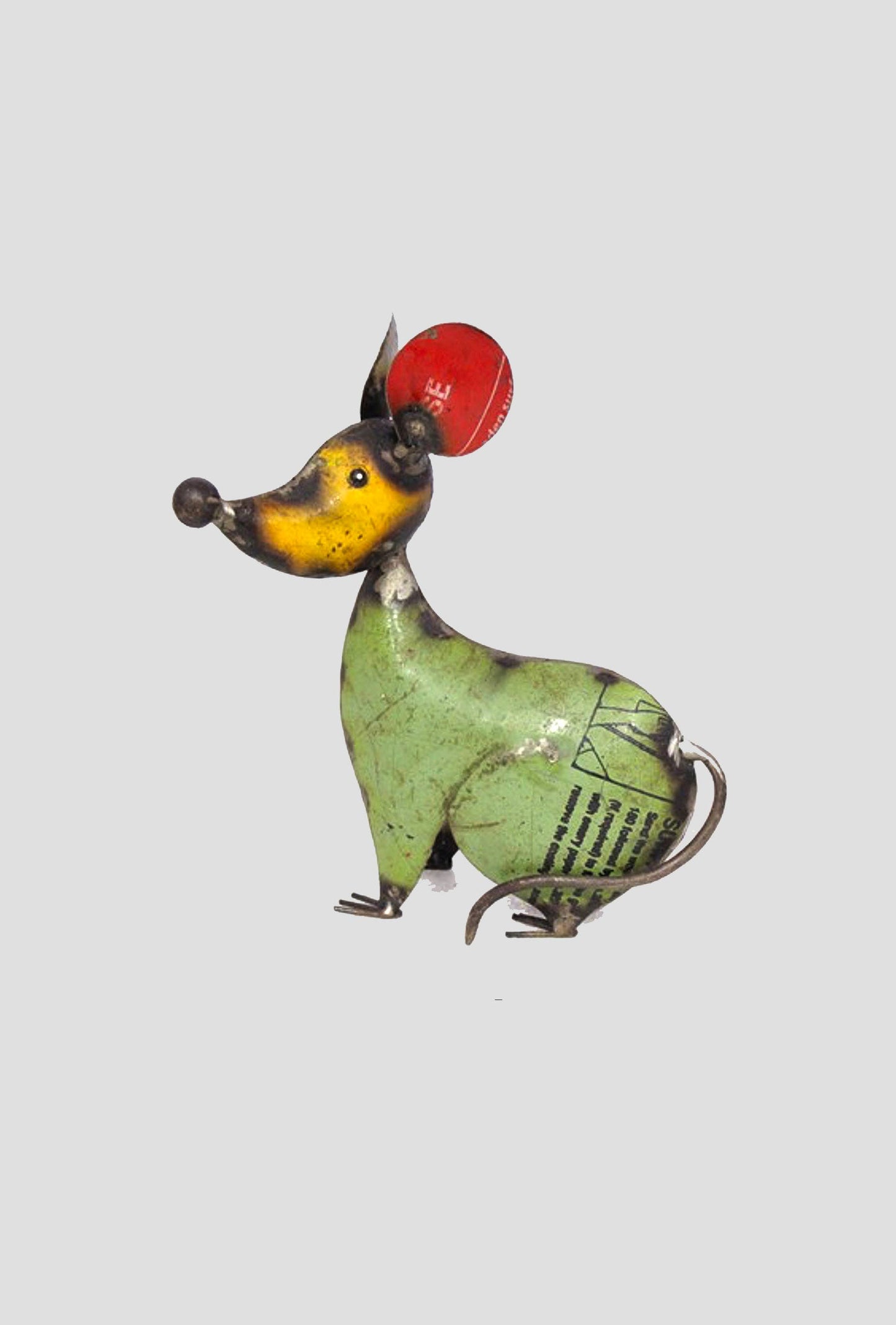 Kibby the Mouse • Recycled Metal Animals