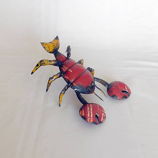 Clawdia the Lobster • Recycled Metal Animals