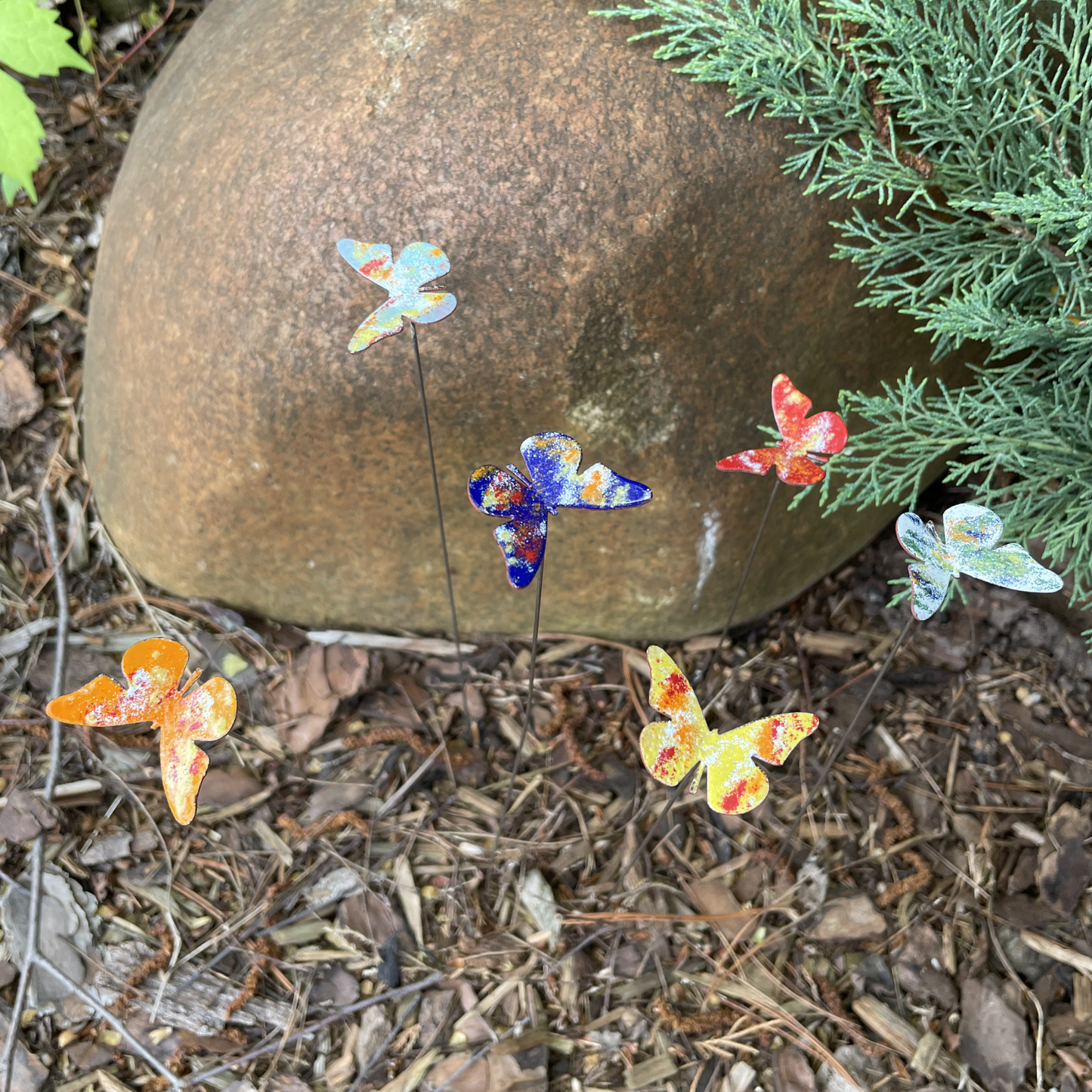 Small Copper Butterfly Plant Spikes