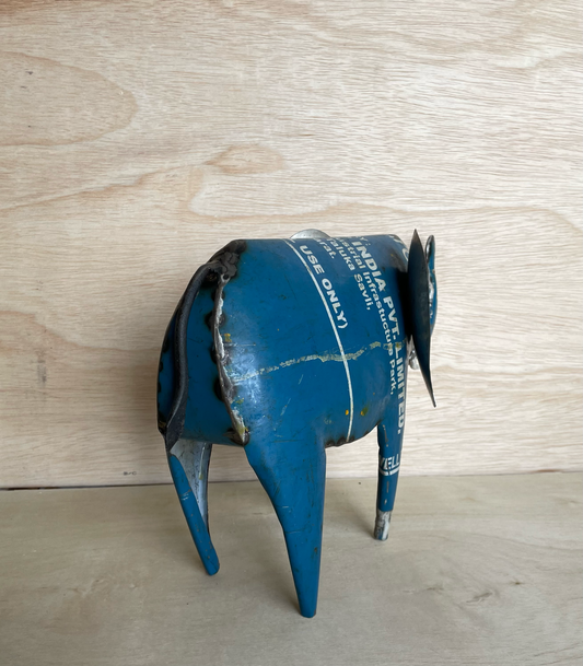 Elle the Elephant • Recycled Metal Animals