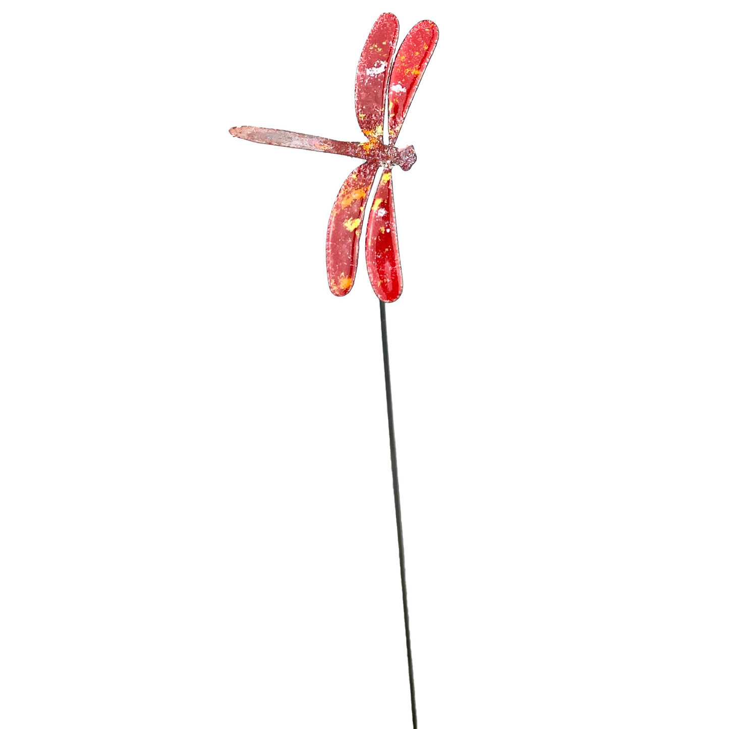 Copper Dragonfly plant stakes • decorative plant stakes