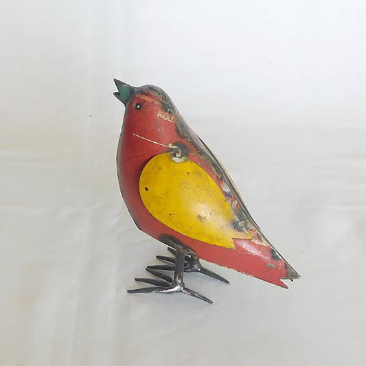Chipper the Songbird • Recycled Metal Animals