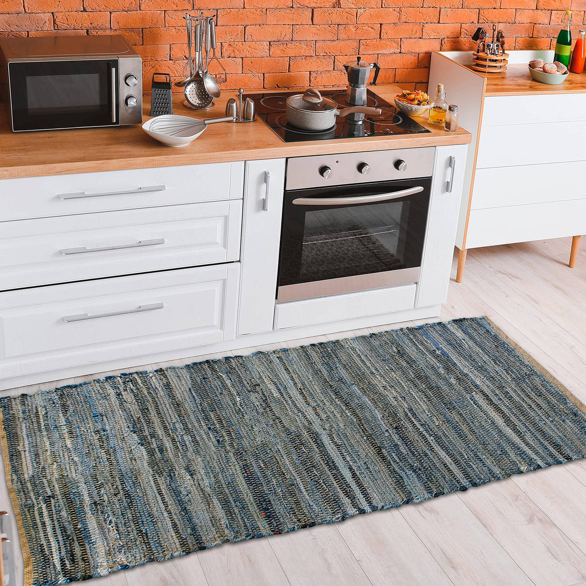 Denim & Jute Runner 2x5