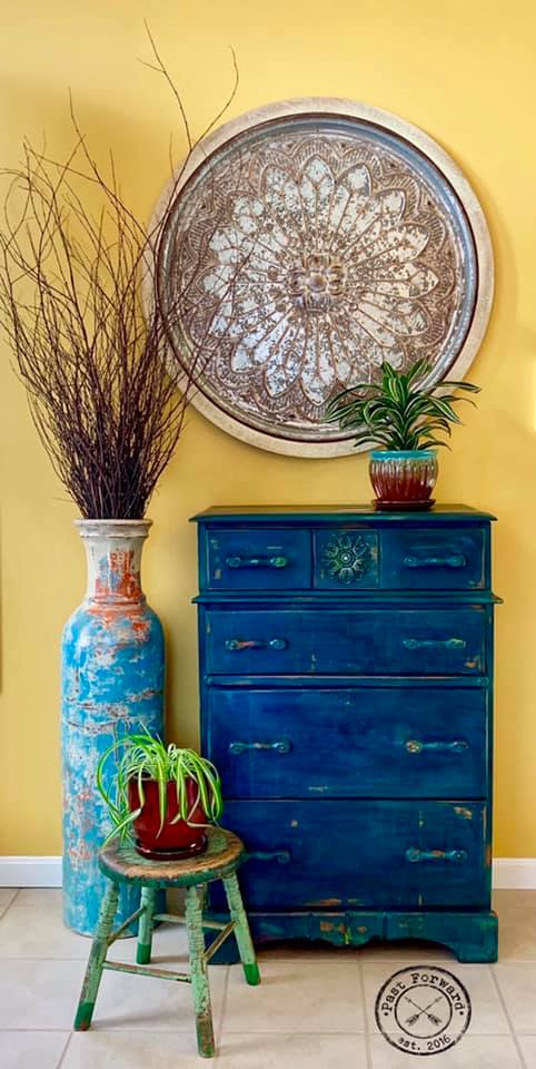 Bohemian Blue DIY Paint