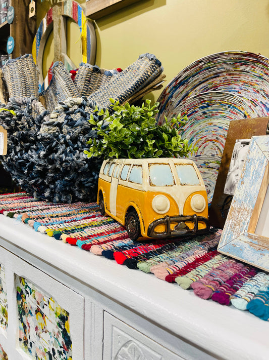 VW bus planter • VW Bus decor