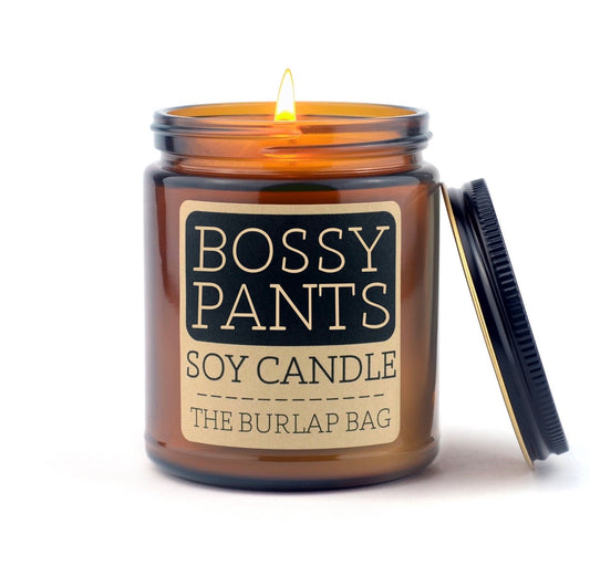 Bossy Pants soy candle