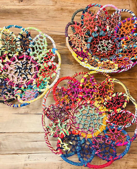 Vivid Wallflower Basket • 16” Vivid Wallflower Art