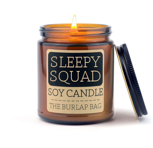 Sleepy Squad soy candle