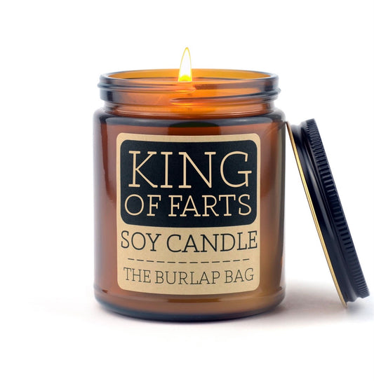 King of Farts soy candle