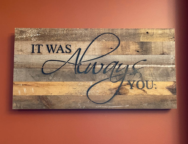 Reclaimed Wood Signs