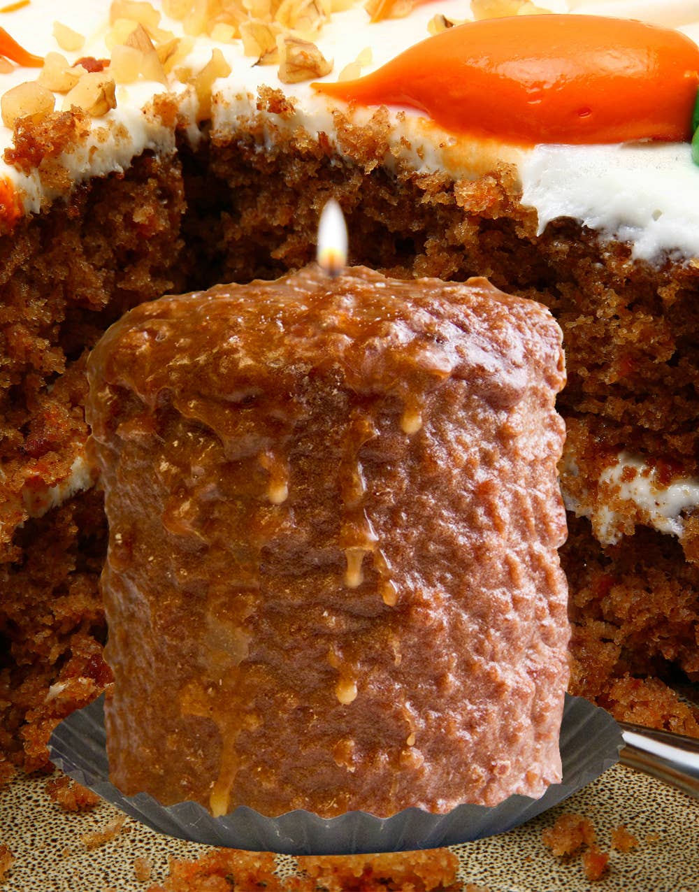 Carrot Cake Hearth Candle