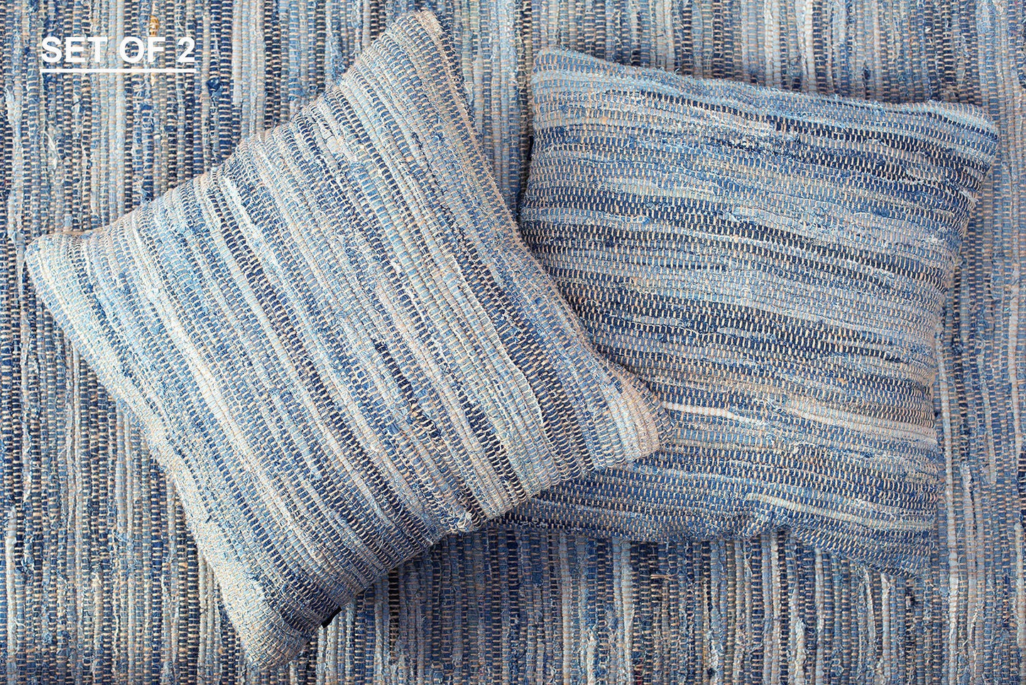Denim Pillow Covers • Euro Shams