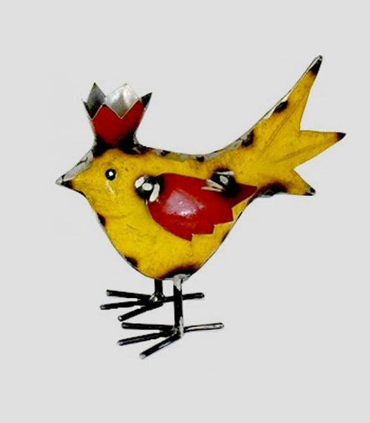 Goldie the Bird • Recycled Metal Animals