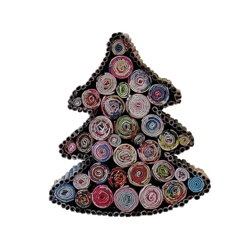 Christmas Tree Figure - Recycled Paper