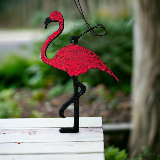 Flamingo Ornaments nautical metal beach gift coastal decor