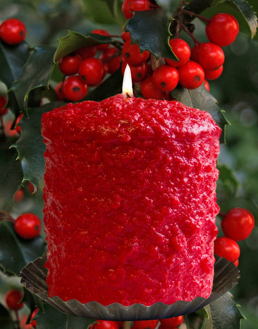 Hollyberry Hearth Candle
