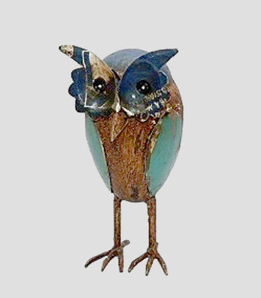 Benedict the Repurposed Metal Owl • Recycled Metal Owl