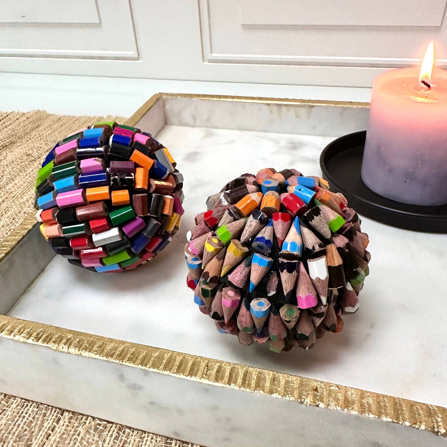 Colorful Pencil Deco Balls