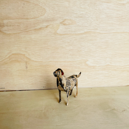 Rusty the Recycled Metal Standing Dog • Recycled Metal Animals