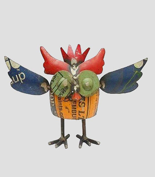 Hootdini the wild owl • Recycled Metal Animals