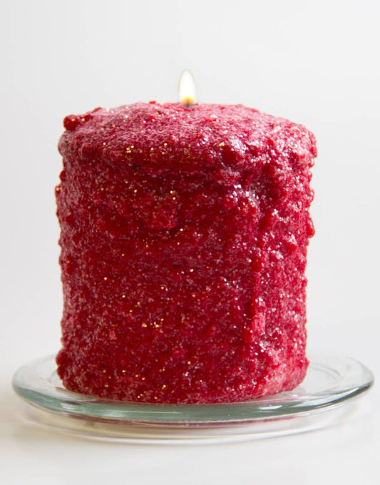 Cranberry Stardust Hearth Candle
